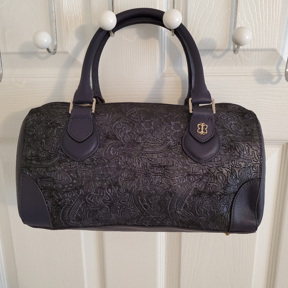 Tessere leather bag
